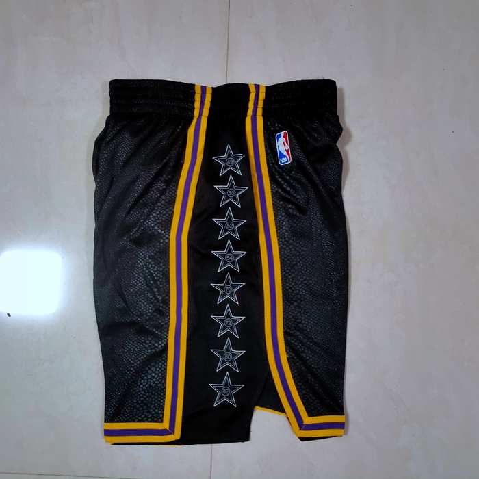 Los Angeles Lakers Black City NBA Shorts