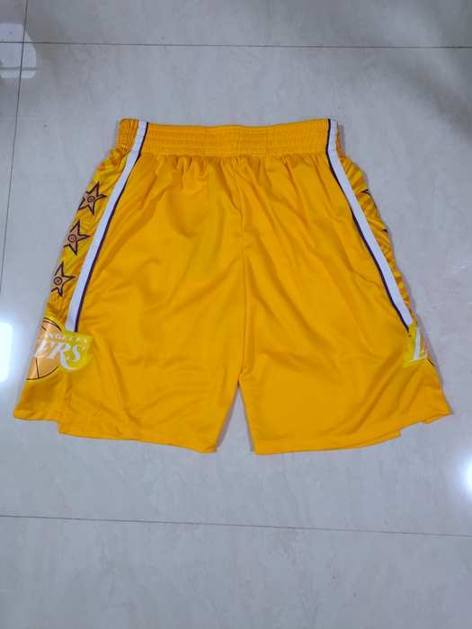 Los Angeles Lakers Yellow City NBA Shorts