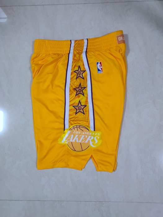 Los Angeles Lakers Yellow City NBA Shorts
