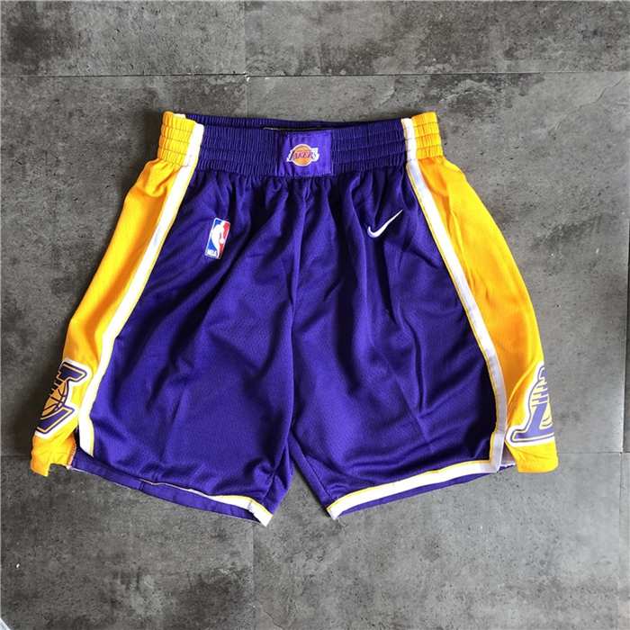 Los Angeles Lakers Purple NBA Shorts