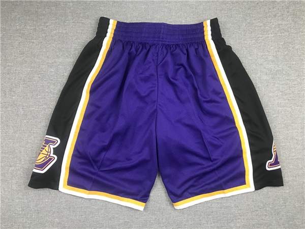 Los Angeles Lakers Purple NBA Shorts 04