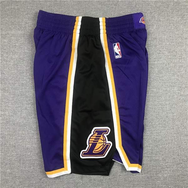 Los Angeles Lakers Purple NBA Shorts 04
