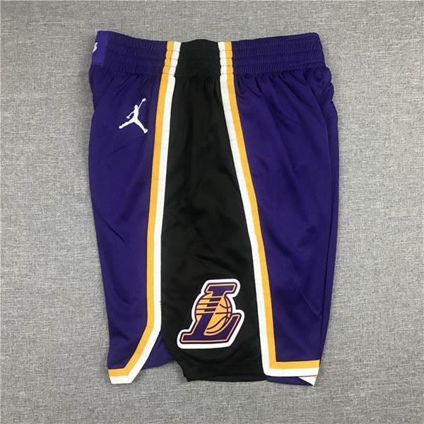 Los Angeles Lakers Purple NBA Shorts 04