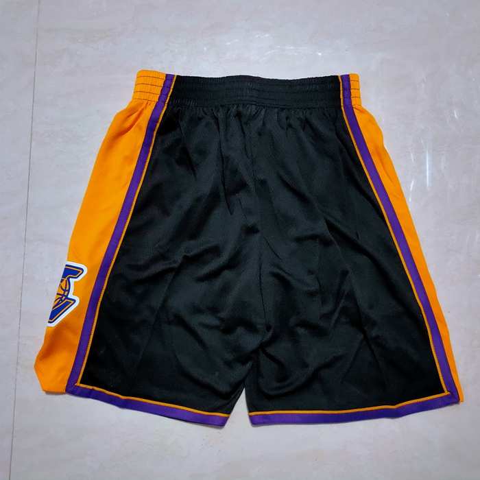 Los Angeles Lakers Black Classics NBA Shorts 02