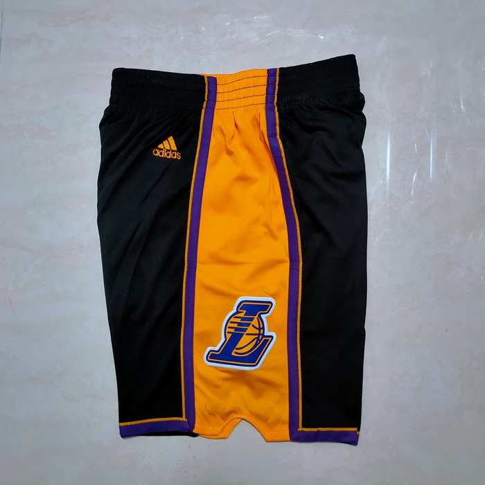 Los Angeles Lakers Black Classics NBA Shorts 02