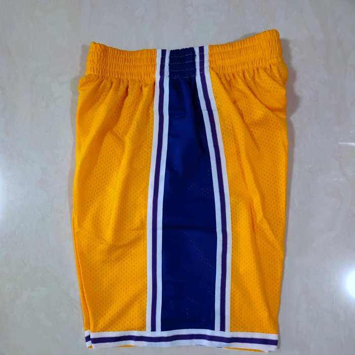 Los Angeles Lakers Yellow Classics NBA Shorts