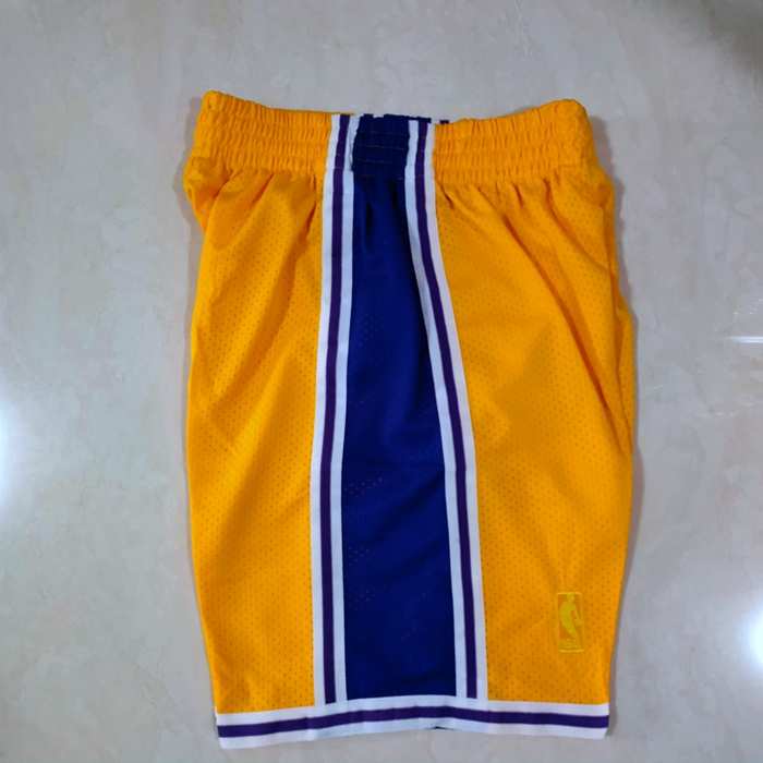 Los Angeles Lakers Yellow Classics NBA Shorts