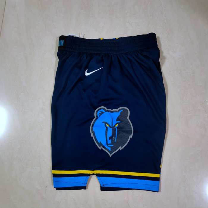 Memphis Grizzlies Dark Blue NBA Shorts