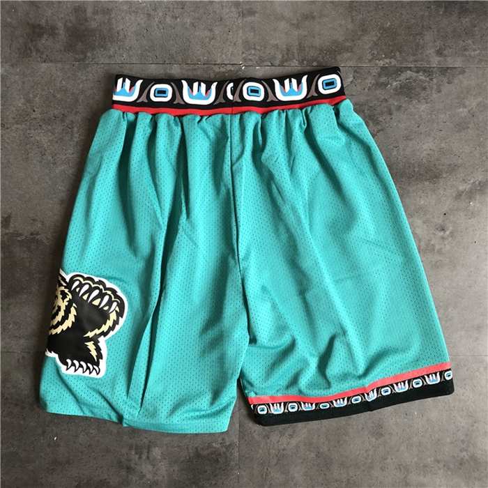 Memphis Grizzlies Green Classics NBA Shorts