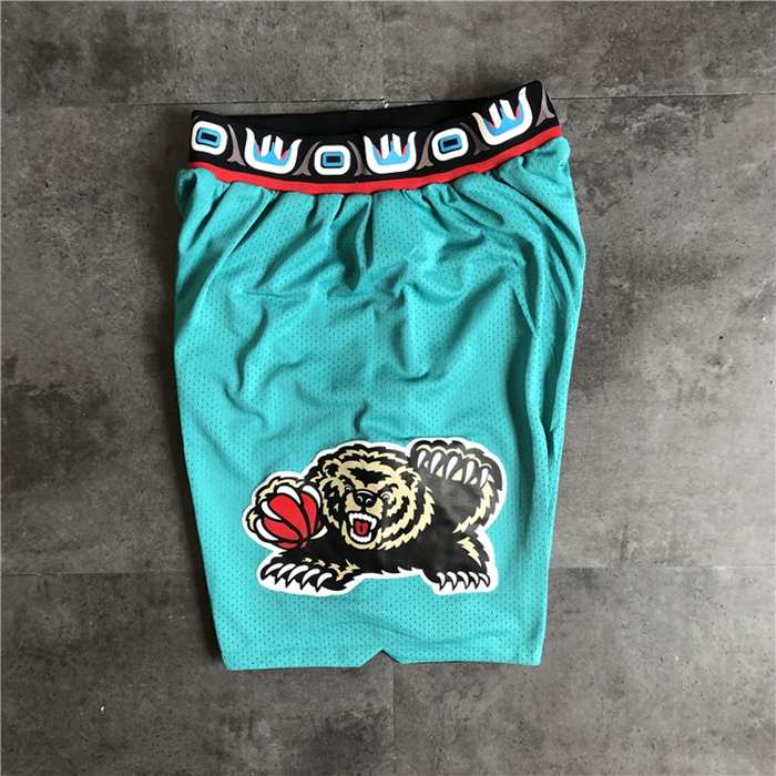 Memphis Grizzlies Green Classics NBA Shorts