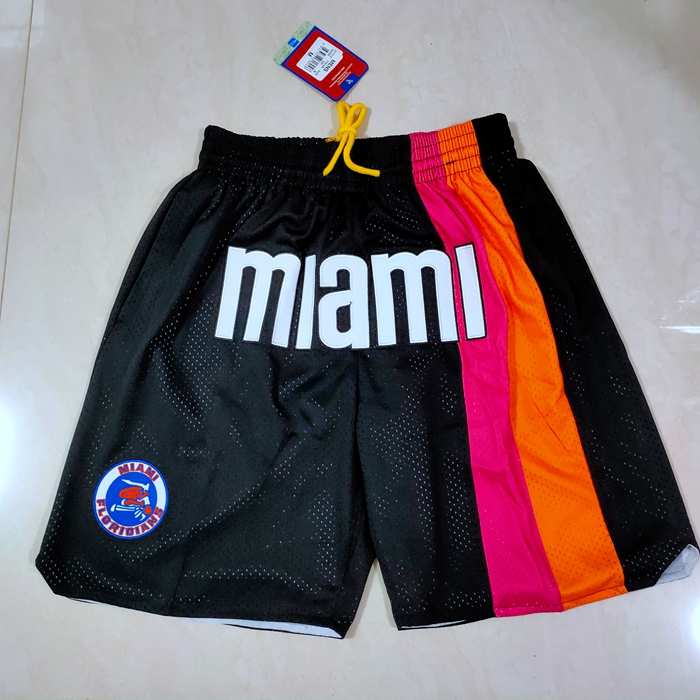 Miami Heat Just Don Black NBA Shorts