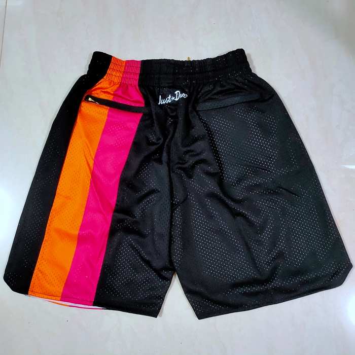 Miami Heat Just Don Black NBA Shorts