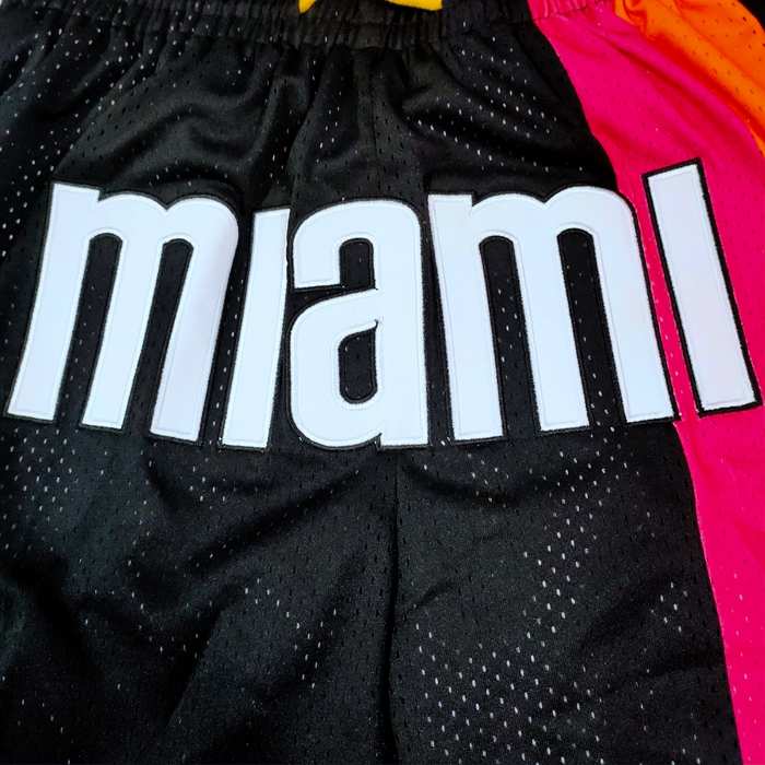 Miami Heat Just Don Black NBA Shorts