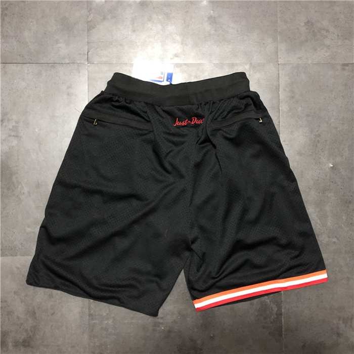 Miami Heat Just Don Black NBA Shorts 02