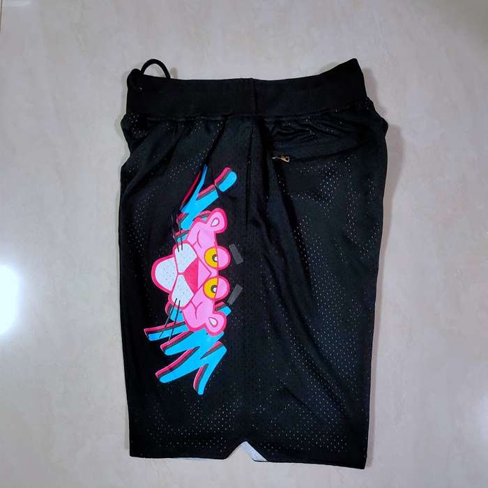 Miami Heat Just Don Black NBA Shorts 03