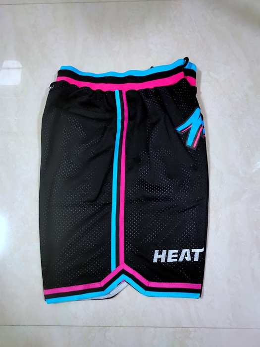 Miami Heat Just Don Black City NBA Shorts