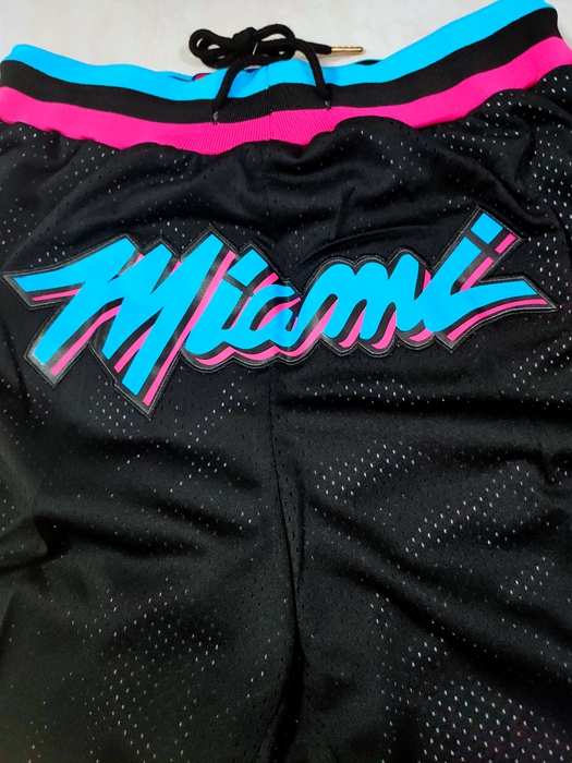 Miami Heat Just Don Black City NBA Shorts