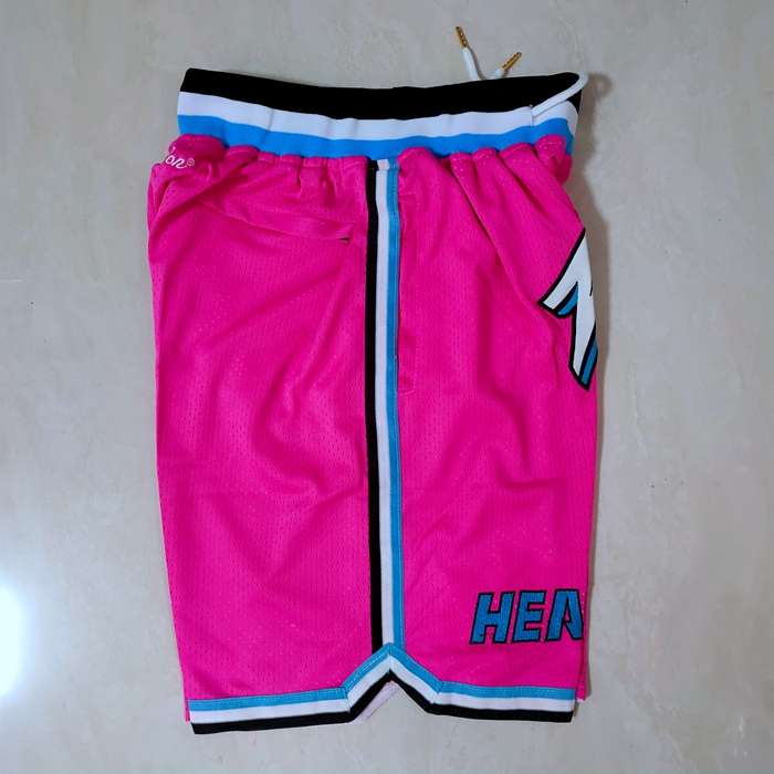 Miami Heat Just Don Pink City NBA Shorts