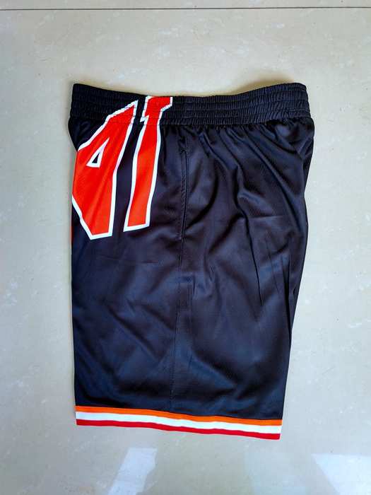 Miami Heat Mitchell&Ness Black NBA Shorts