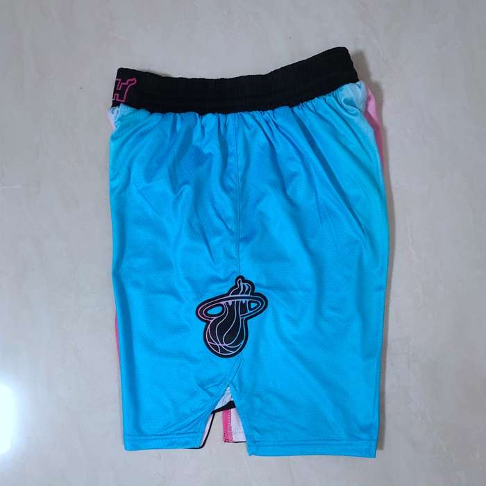 Miami Heat Pink Blue City NBA Shorts