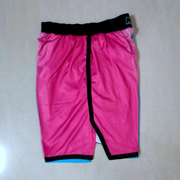 Miami Heat Pink Blue City NBA Shorts