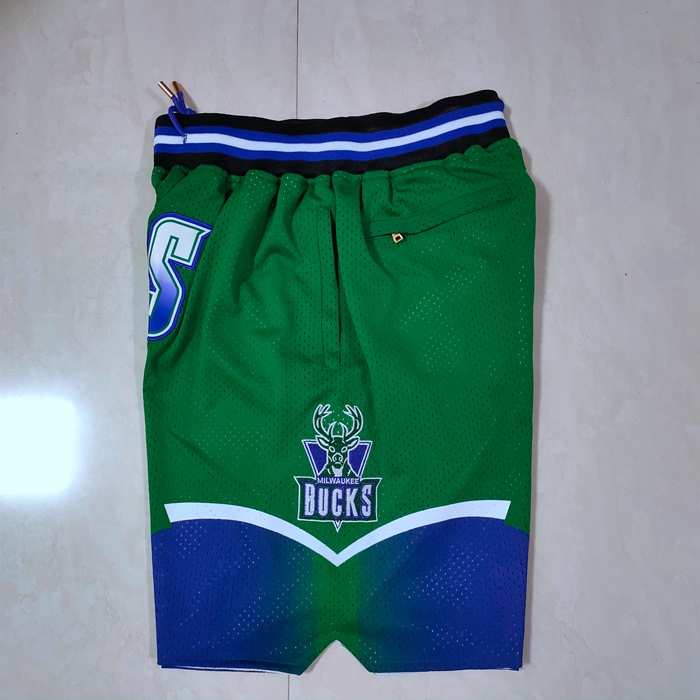 Milwaukee Bucks Just Don Green NBA Shorts