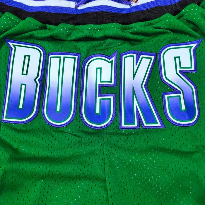 Milwaukee Bucks Just Don Green NBA Shorts