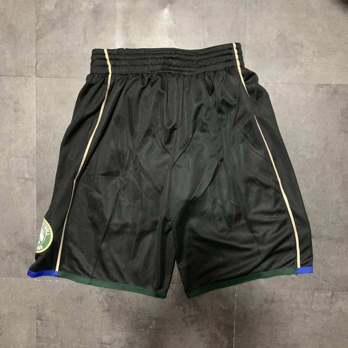 Milwaukee Bucks Black NBA Shorts