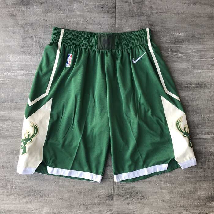 Milwaukee Bucks Green NBA Shorts