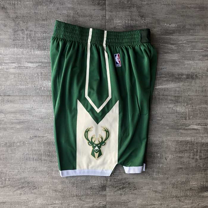 Milwaukee Bucks Green NBA Shorts