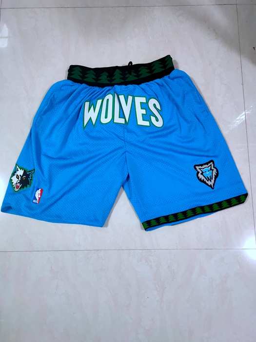 Minnesota Timberwolves Just Don Blue NBA Shorts