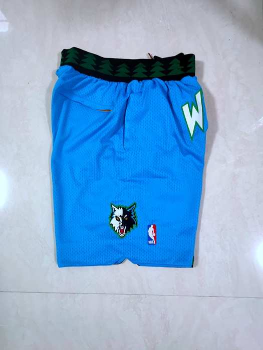 Minnesota Timberwolves Just Don Blue NBA Shorts