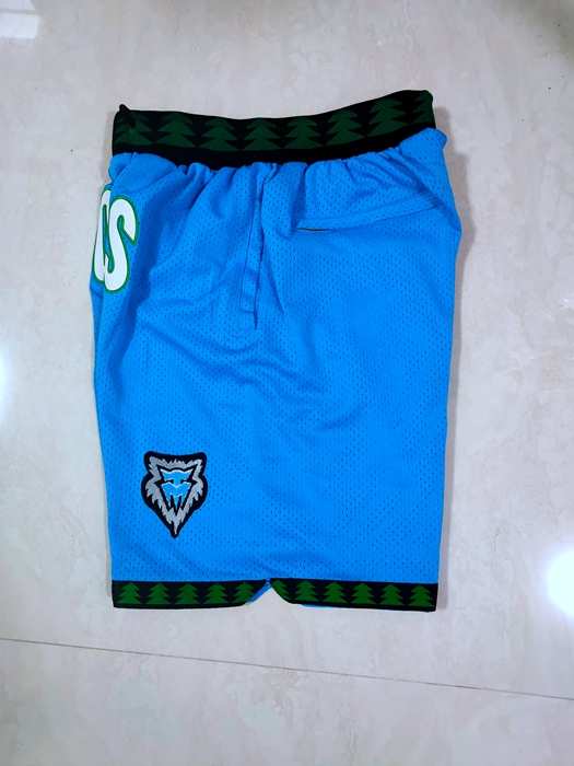 Minnesota Timberwolves Just Don Blue NBA Shorts