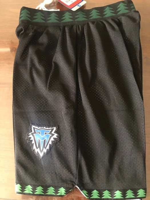 Minnesota Timberwolves Black NBA Shorts