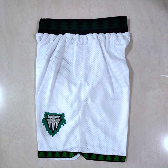 Minnesota Timberwolves White Classics NBA Shorts