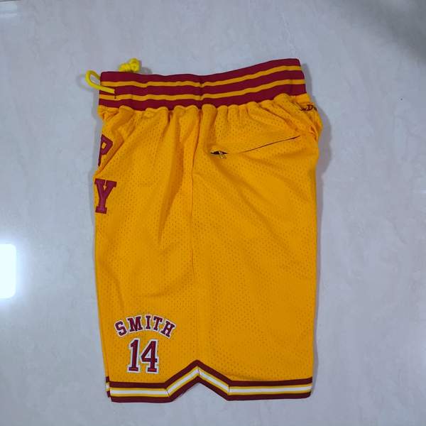 Movie Just Don Yellow NBA Shorts