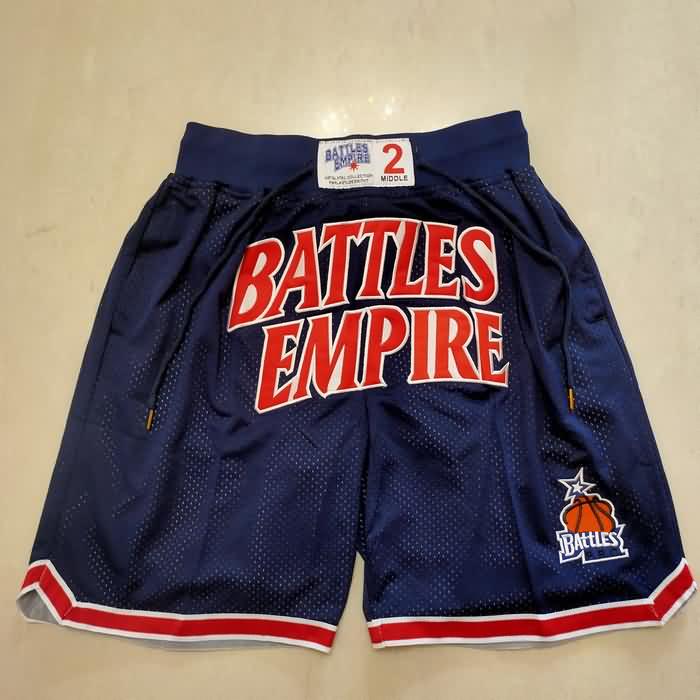 Movie Just Don Dark Blue Basketball Shorts