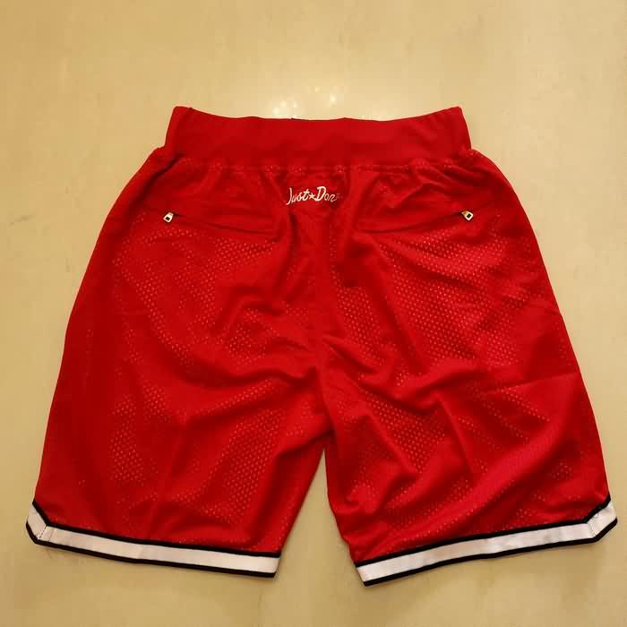 Movie Just Don Red Basketball Shorts