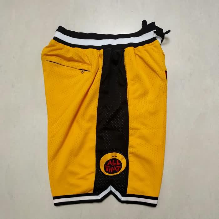 Movie Just Don Yellow Basketball Shorts 02