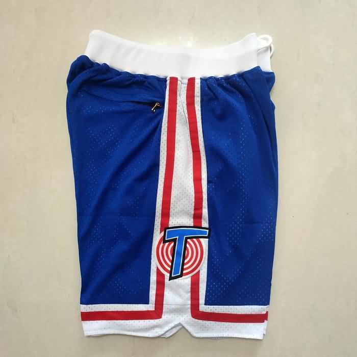 Movie Space Jam Just Don #23 Blue Basketball Shorts