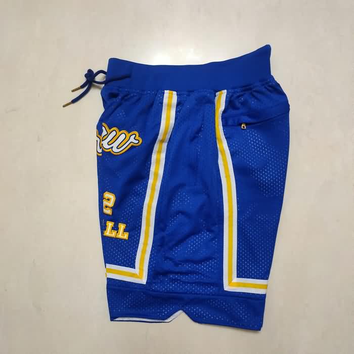 High School MCCALL Just Don Blue NCAA Shorts