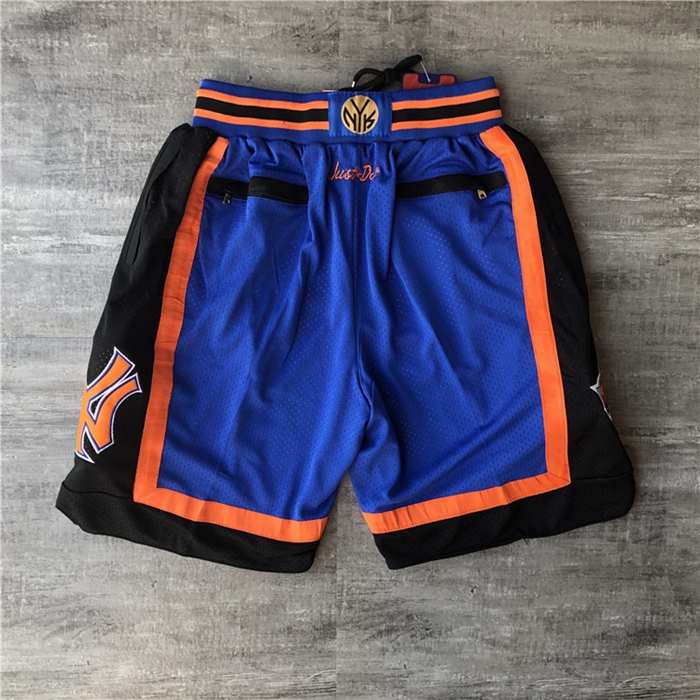 New York Knicks Just Don Blue NBA Shorts