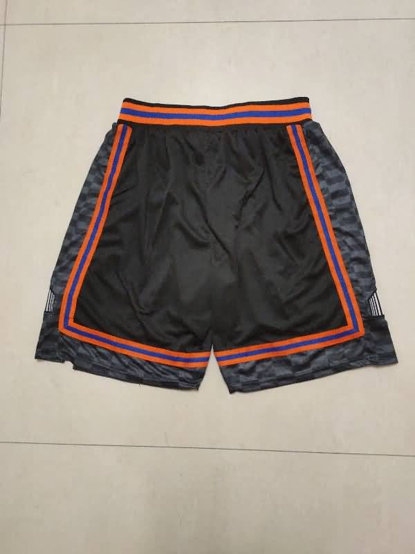 New York Knicks Black Basketball Shorts