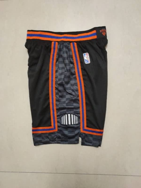 New York Knicks Black Basketball Shorts