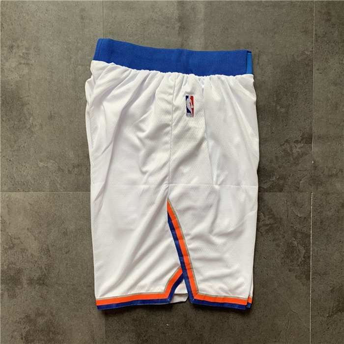 New York Knicks White NBA Shorts