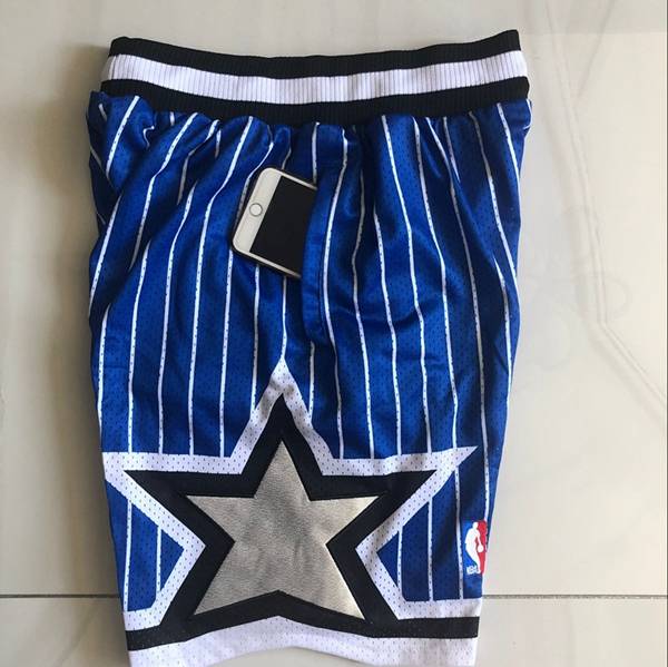 Orlando Magic Mitchell&Ness Blue NBA Shorts 02