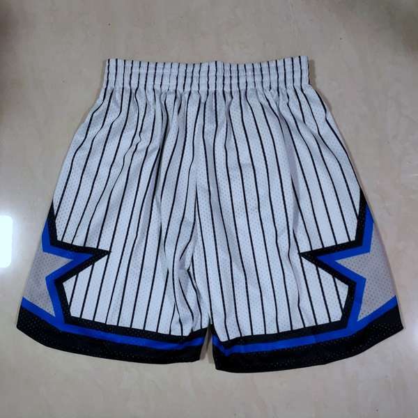 Orlando Magic White Classics NBA Shorts 02