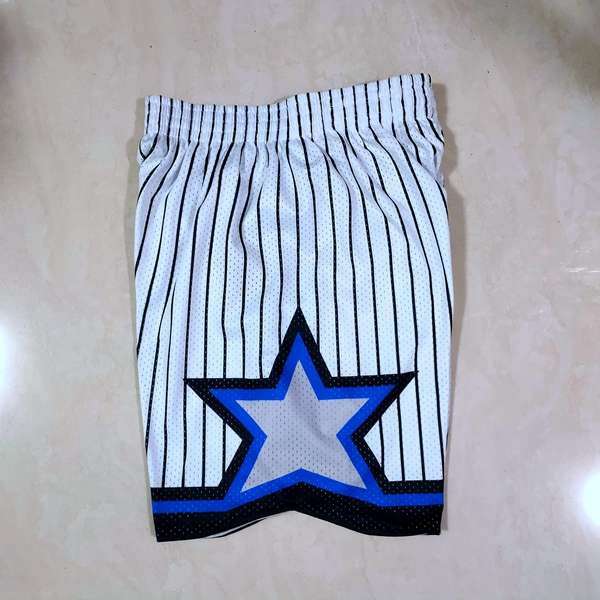 Orlando Magic White Classics NBA Shorts 02