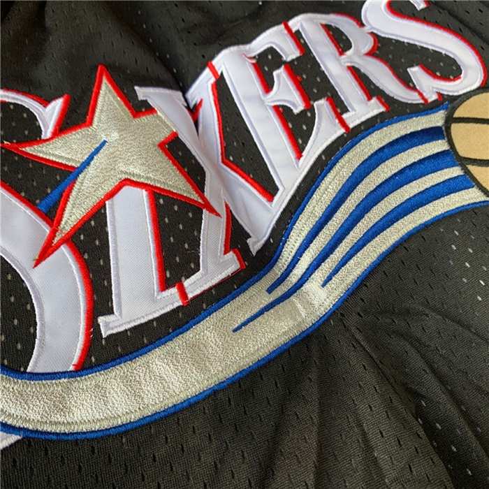 Philadelphia 76ers Just Don Black NBA Shorts