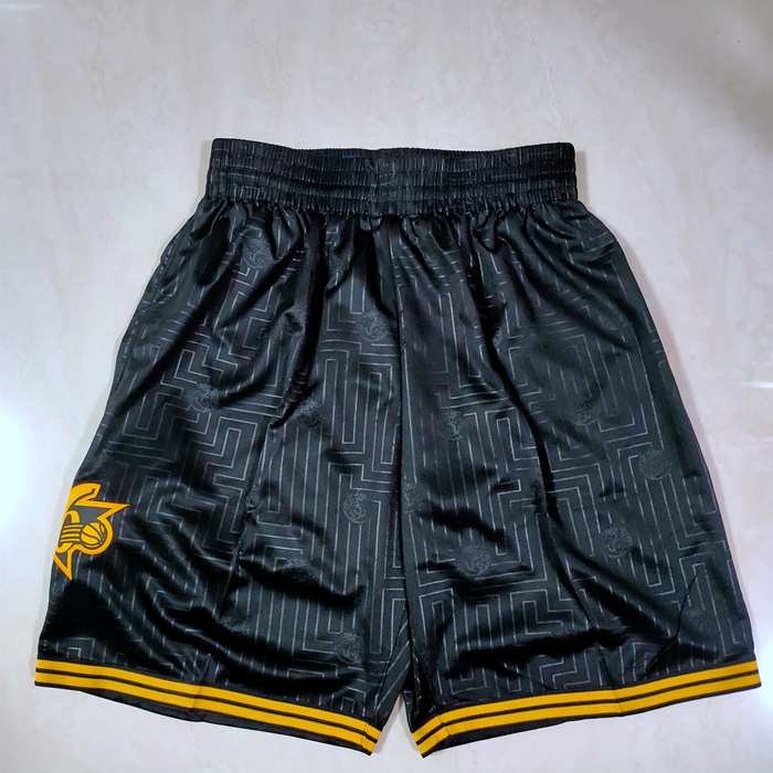 Philadelphia 76ers Black NBA Shorts